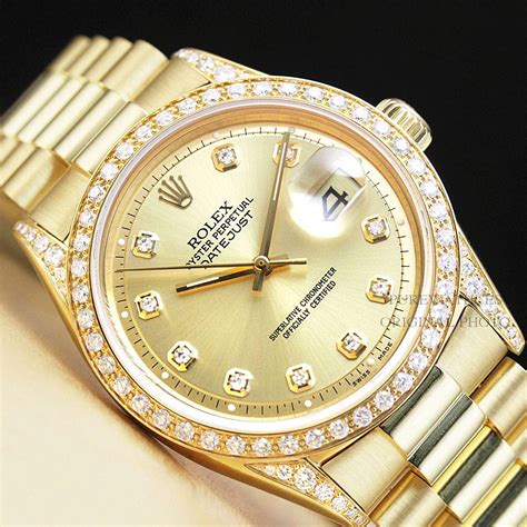 new men diamond rolex|used men's diamond Rolex watches.